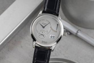 Thumbnail von Glashütte Original PanoReserve Edelstahl Handaufzug Herrenuhr Ref. 65-01-02-02-04 B&P