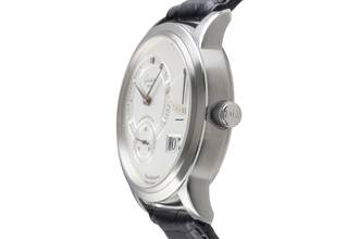 Thumbnail von Glashütte Original PanoReserve Edelstahl Handaufzug Herrenuhr Ref. 65-01-02-02-04 B&P