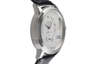 Thumbnail von Glashütte Original PanoReserve Edelstahl Handaufzug Herrenuhr Ref. 65-01-02-02-04 B&P