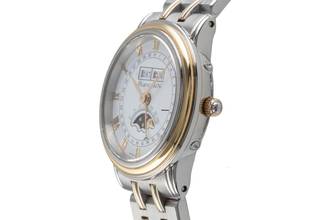 Thumbnail von Blancpain Villeret Stahl / Gold Handaufzug Mondphase Damenuhr Ref. 6281