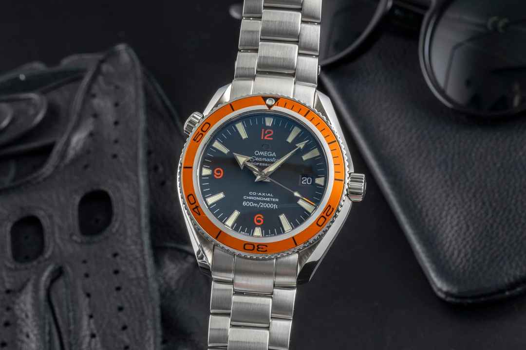  Omega Seamaster Planet Ocean Automatik Stahl Herrenuhr Ref. 2209.50.00 Papiere 