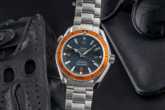 Thumbnail von Omega Seamaster Planet Ocean Automatik Stahl Herrenuhr Ref. 2209.50.00 Papiere