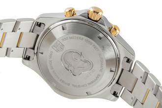 Thumbnail von TAG Heuer Aquaracer Chronograph Stahl / vergoldet Automatik Ref. CAF2120.BB0816