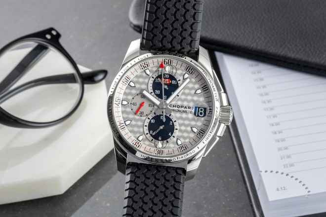  Chopard Mille Miglia Chronograph Stahl Automatik Herrenuhr Ref. 8530 Box 