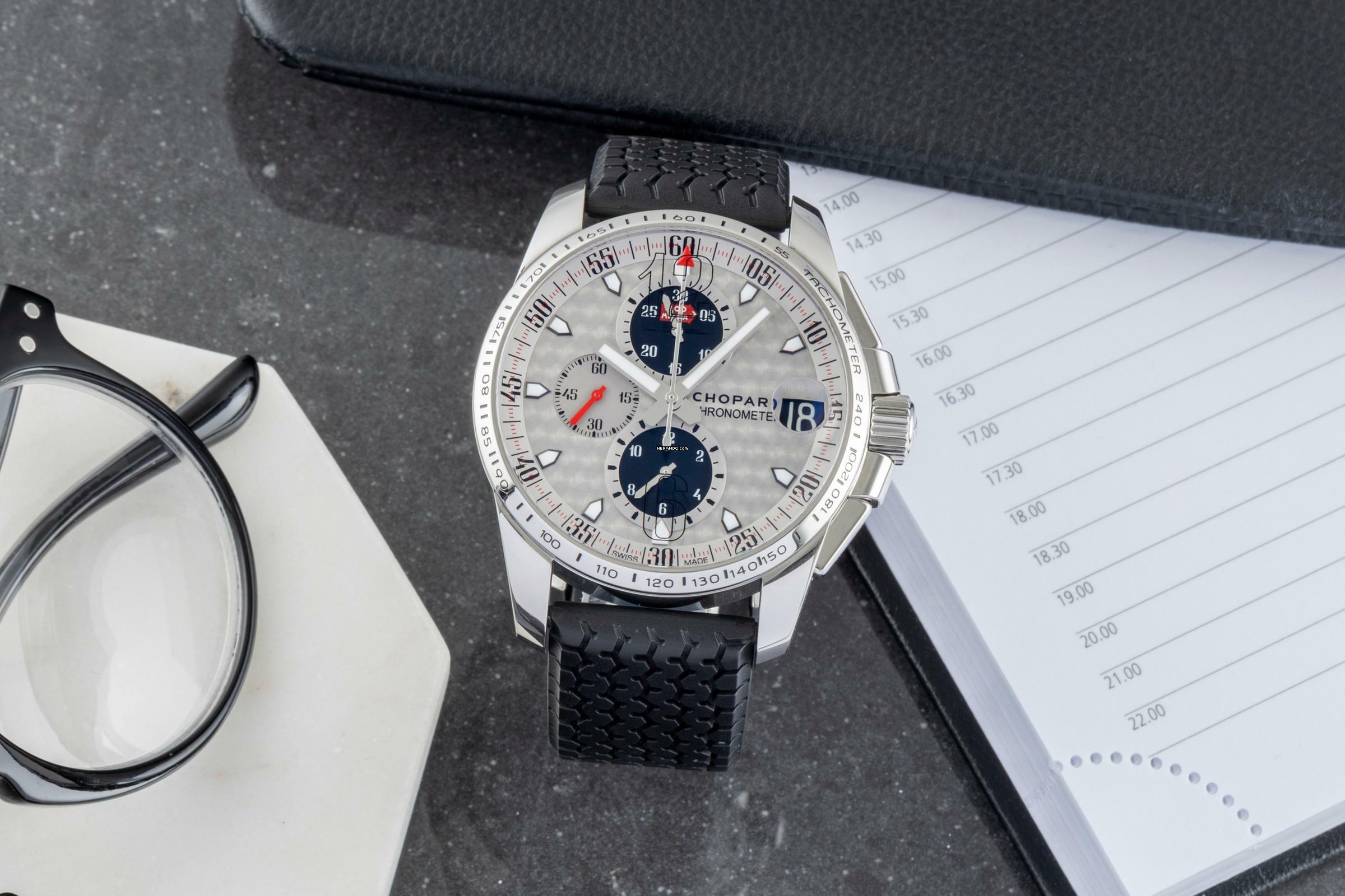 Thumbnail von Chopard Mille Miglia Chronograph Stahl Automatik Herrenuhr Ref. 8530 Box