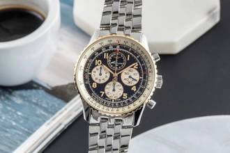 Thumbnail von Breitling Navitimer Chronograph Stahl / Gold Automatik Herrenuhr Ref. D33030