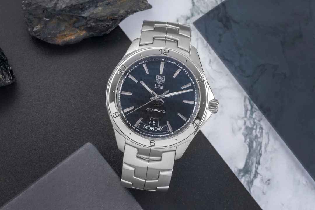 TAG Heuer Link Calibre 5 Stahl Automatik Herrenuhr Ref. WAT2010.BA0951 Box & Papiere 2013 