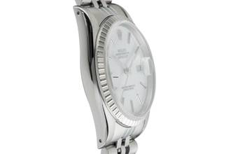 Thumbnail von Rolex Datejust 36 White Dial Oyster Stahl Automatik Herrenuhr Ref.16220 L-Serie