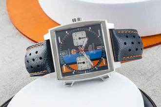 Thumbnail von TAG Heuer Monaco Gulf Edition Chronograph Stahl Ref CAW211R.FC6401