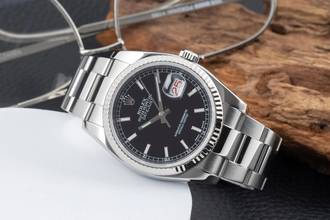 Thumbnail von Rolex Datejust 36 Roulette Date Black Dial Stahl / Weissgold Oyster Ref. 116234