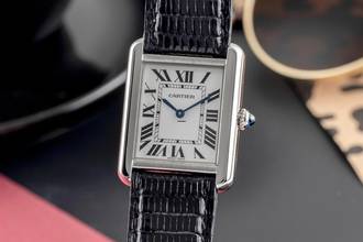 Thumbnail von Cartier Tank Solo SM Edelstahl Lady Quarz Damenuhr Ref. W5200005 3170
