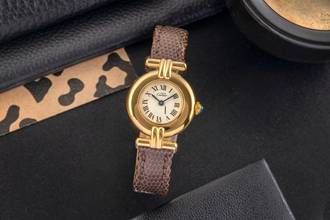 Thumbnail von Cartier Colisée must de Cartier Vermeil Silber Damenuhr Ref. 590002 mit Papieren