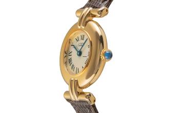 Thumbnail von Cartier Colisée must de Cartier Vermeil Silber Damenuhr Ref. 590002 mit Papieren