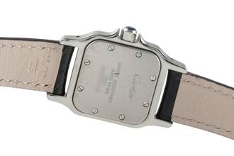 Thumbnail von Cartier Santos Galbée Lady Edelstahl Damenuhr Ref. W20056D6 1565