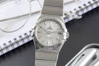 Thumbnail von Omega Constellation Quartz Double Eagle Stahl Quarz Herrenuhr Ref. 123.10.35.60.02.001