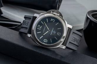 Thumbnail von Panerai Luminor Base Logo 44MM Edelstahl Handaufzug Herrenuhr Ref. PAM00000