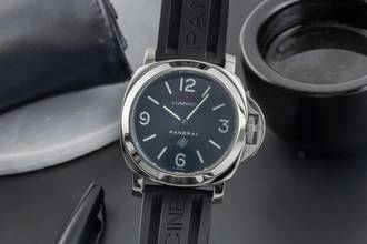 Thumbnail von Panerai Luminor Base Logo 44MM Edelstahl Handaufzug Herrenuhr Ref. PAM00000