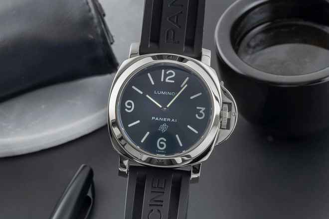  Panerai Luminor Base Logo 44MM Edelstahl Handaufzug Herrenuhr Ref. PAM00000 
