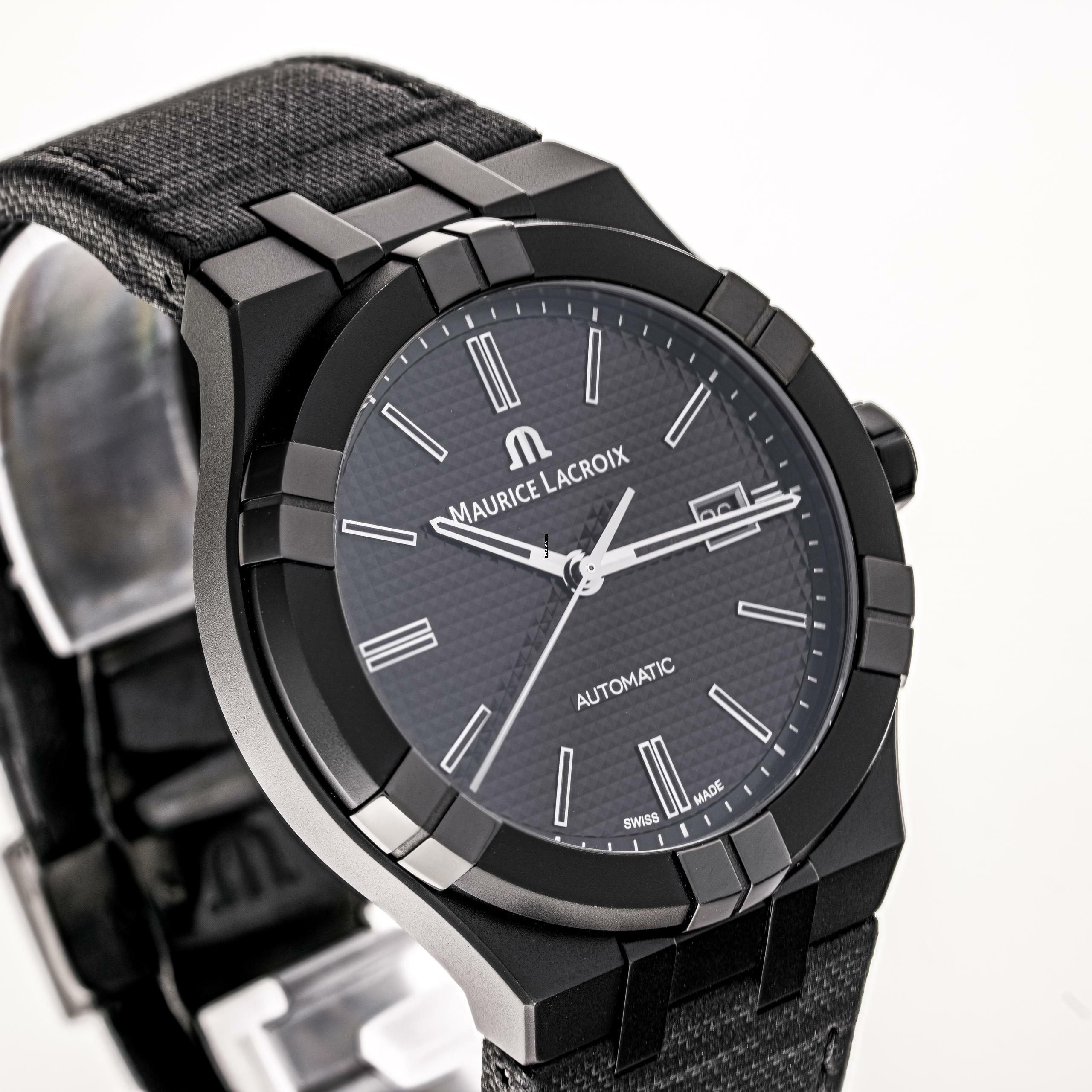 Thumbnail von Maurice Lacroix AIKON Automatic – AI6008-PVB01-330-1 – like NEW – 2022 Full Set