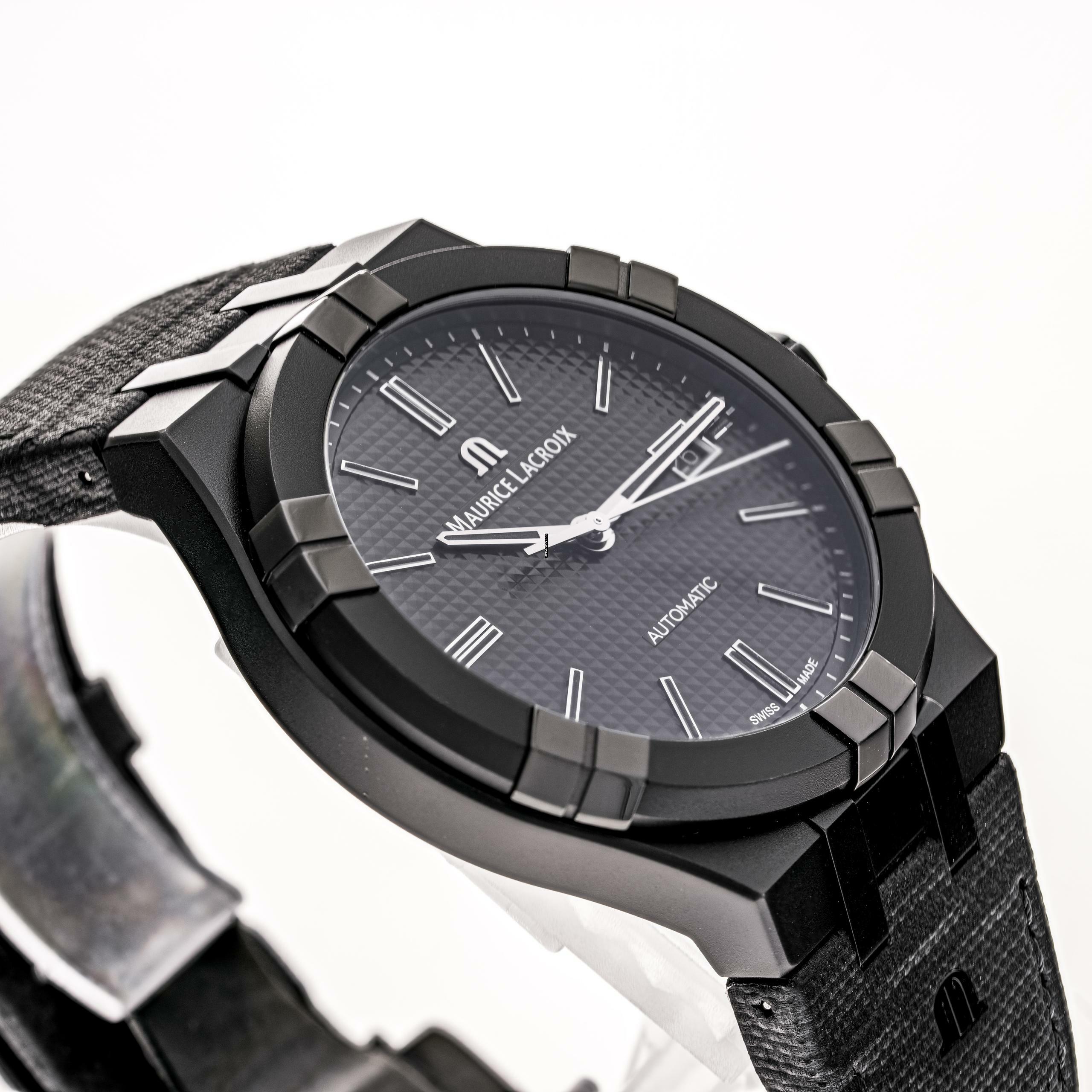 Thumbnail von Maurice Lacroix AIKON Automatic – AI6008-PVB01-330-1 – like NEW – 2022 Full Set