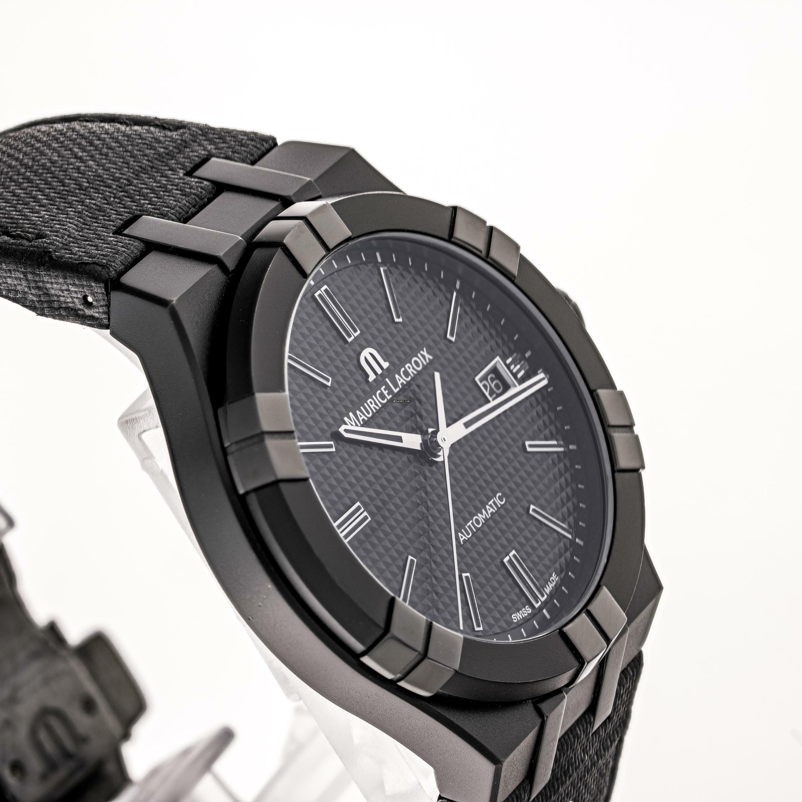 Thumbnail von Maurice Lacroix AIKON Automatic – AI6008-PVB01-330-1 – like NEW – 2022 Full Set