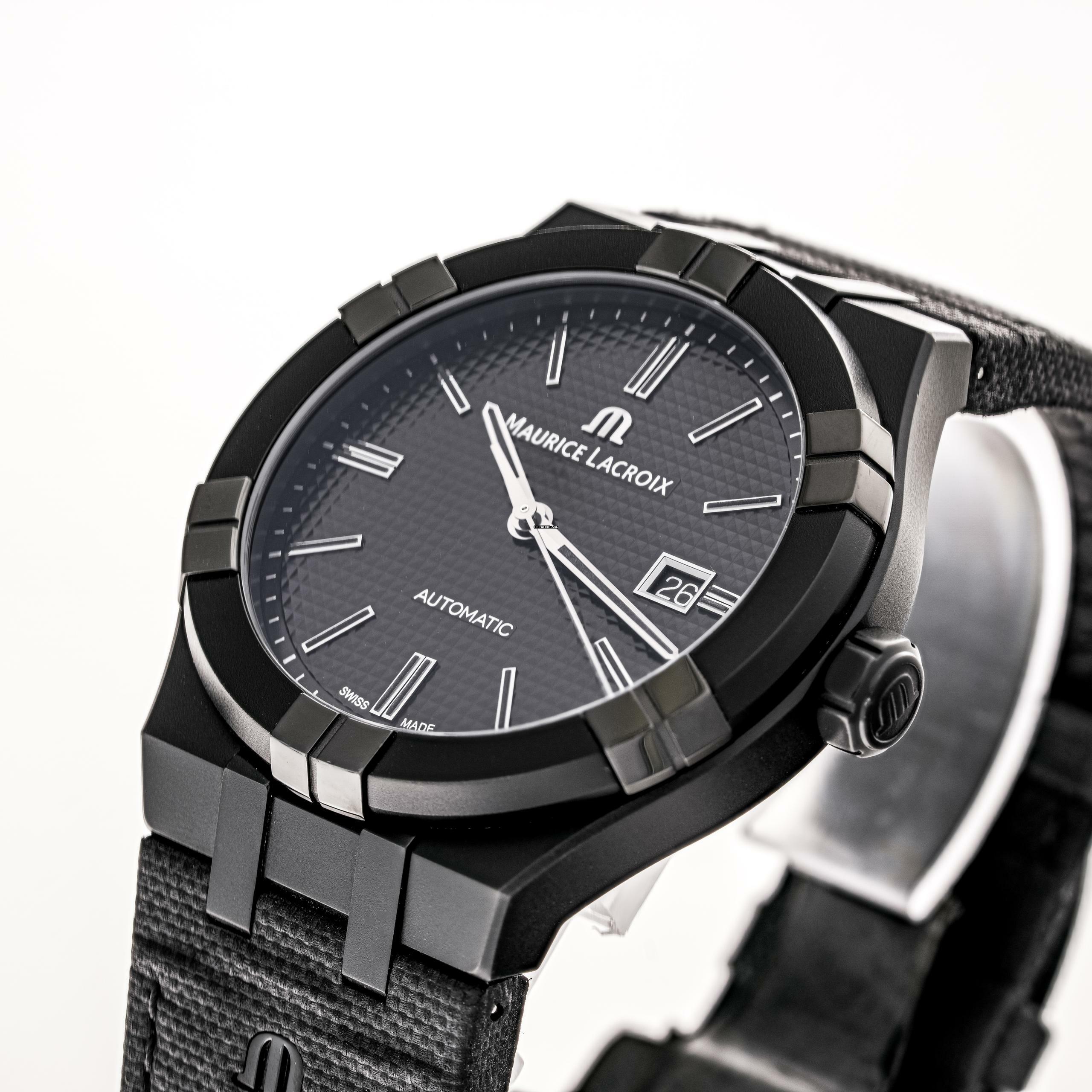 Thumbnail von Maurice Lacroix AIKON Automatic – AI6008-PVB01-330-1 – like NEW – 2022 Full Set