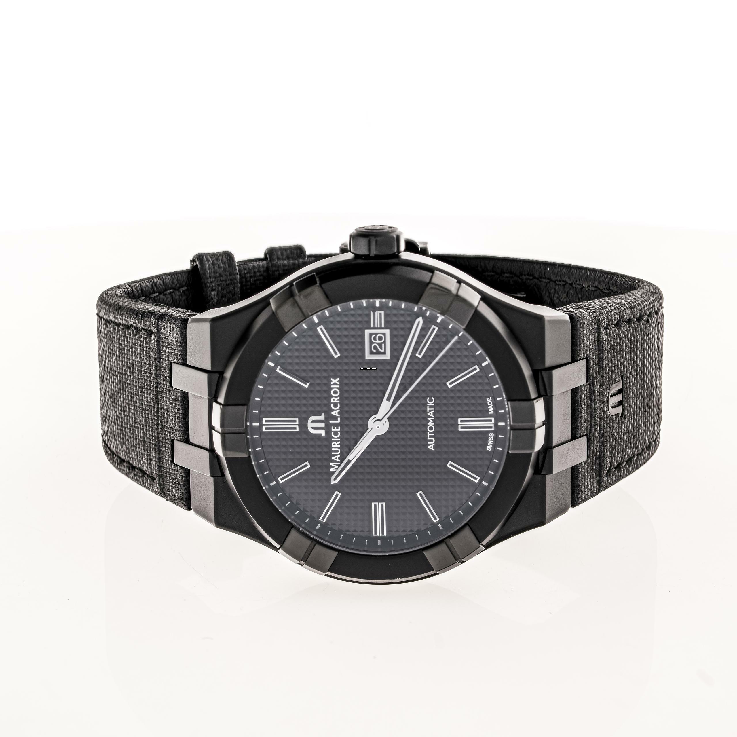 Thumbnail von Maurice Lacroix AIKON Automatic – AI6008-PVB01-330-1 – like NEW – 2022 Full Set