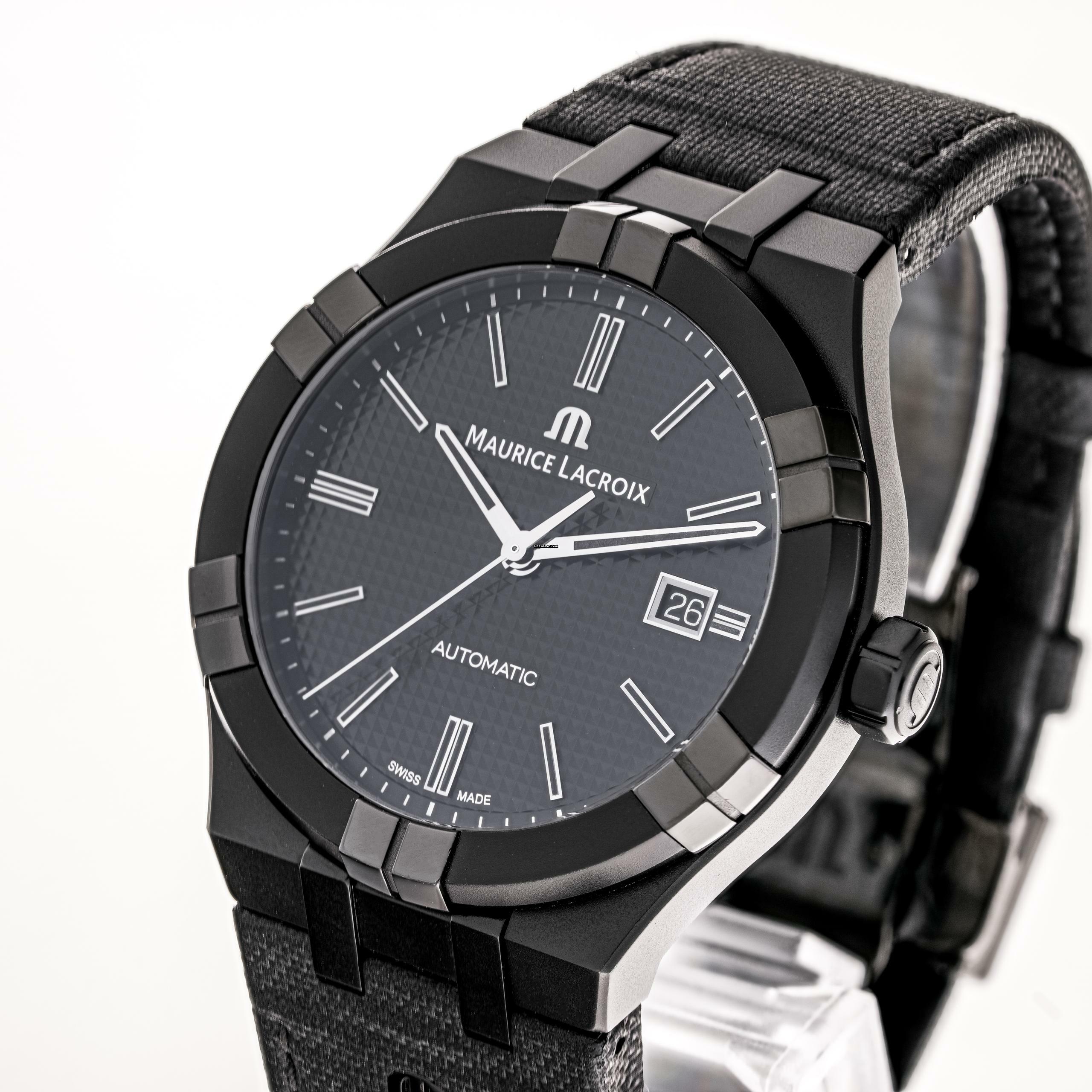 Thumbnail von Maurice Lacroix AIKON Automatic – AI6008-PVB01-330-1 – like NEW – 2022 Full Set