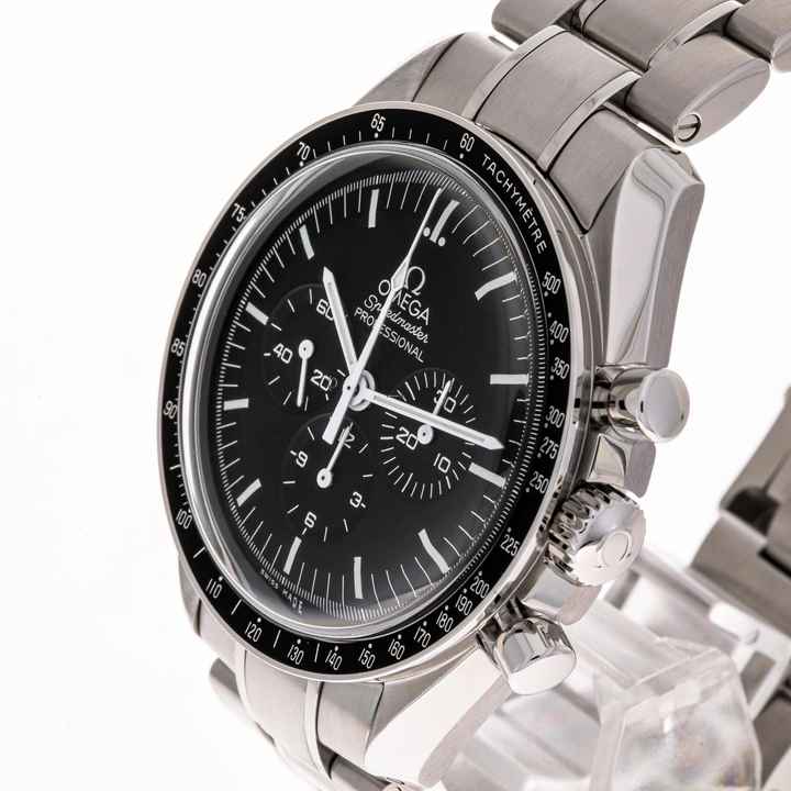  Omega Speedmaster Professional Moonwatch Hesalit – 311.30.42.30.01.005 – like NEW – 12/2019 Full Set 