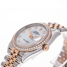 Thumbnail von Rolex Datejust 36 Mother of Pearl – Factory Diamonds – 126281RBR – like NEW – 2025 Full Set