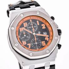 Thumbnail von Audemars Piguet Royal Oak Offshore Chronograph Volcano 42mm – 26170ST.OO.D101CR.01 – like NEW – 09/2010 Full Set