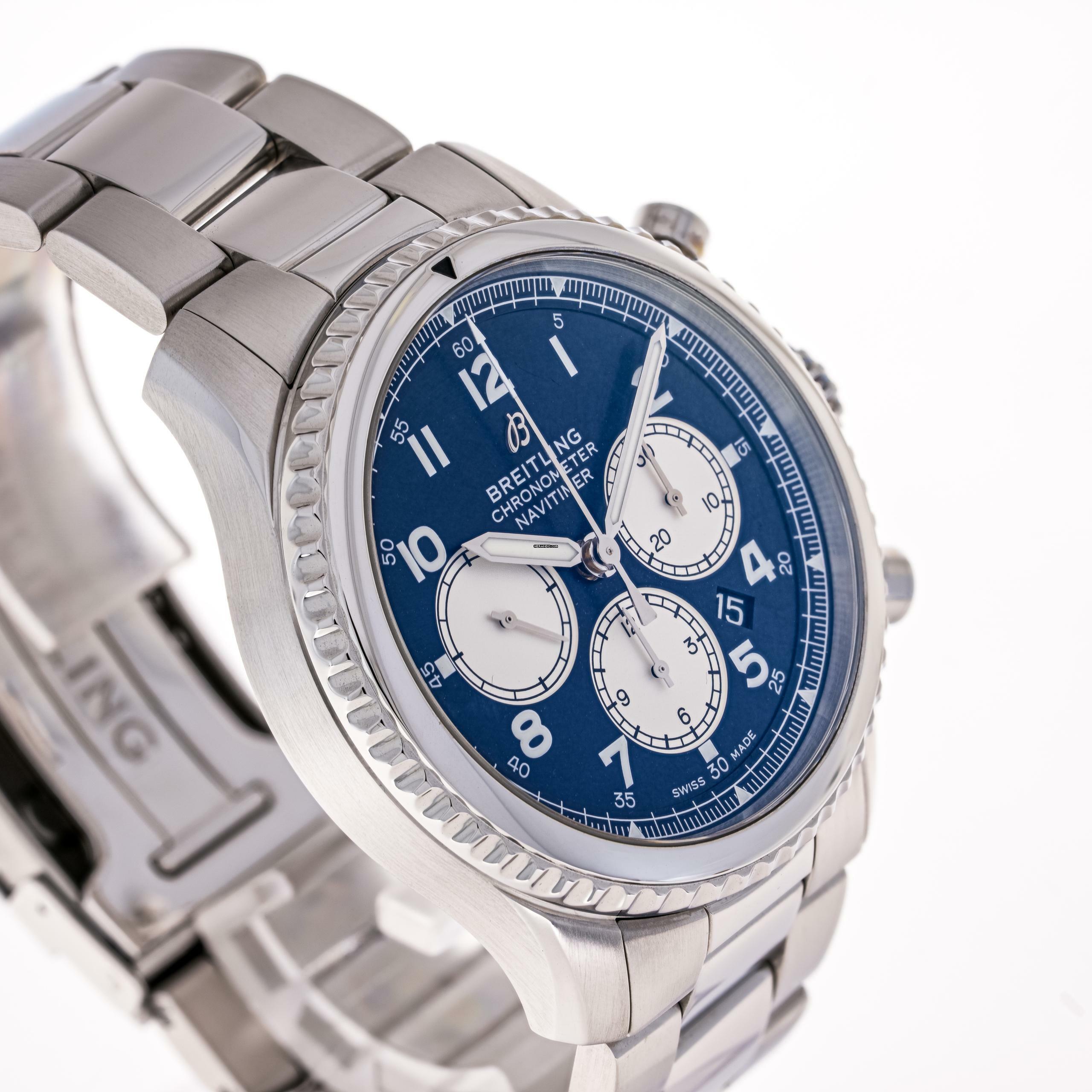  Breitling Navitimer 8 B01 Chronograph – AB0117131C1A1 – like NEW – 2021 Full Set 