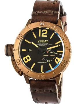  U-Boat 8486 Sommerso Bronze Automatik Herrenuhr 46mm 300M 