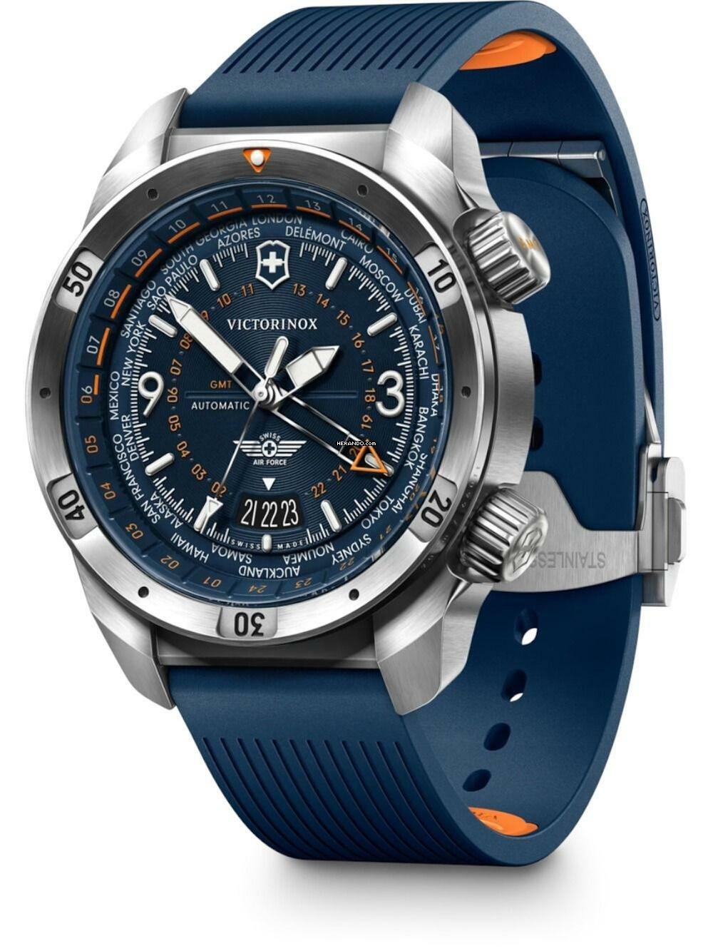  Victorinox Swiss Army 242003 Herrenuhr Air Pro Automatic 43mm 20ATM 