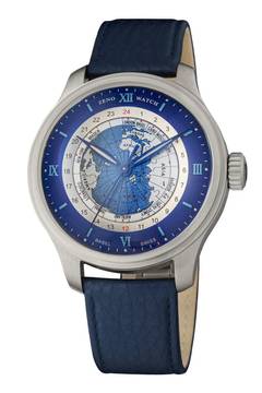  Zeno-Watch Basel OS Polar Worldtimer blue 