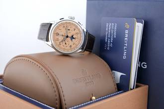 Thumbnail von Breitling Premier Heritage B25 Datora 42 Stainless Steel Copper Dial - With Box And Papers - AB2510201K1P1 2022