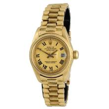 Thumbnail von Rolex Lady-Datejust 26mm 'Bark finsih' Ref. 6927 Buckley dial 1978