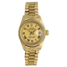 Thumbnail von Rolex Lady-Datejust 26mm 'Bark finsih' Ref. 6927 Buckley dial 1978