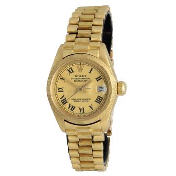  Rolex Lady-Datejust 26mm 'Bark finsih' Ref. 6927 Buckley dial 1978 