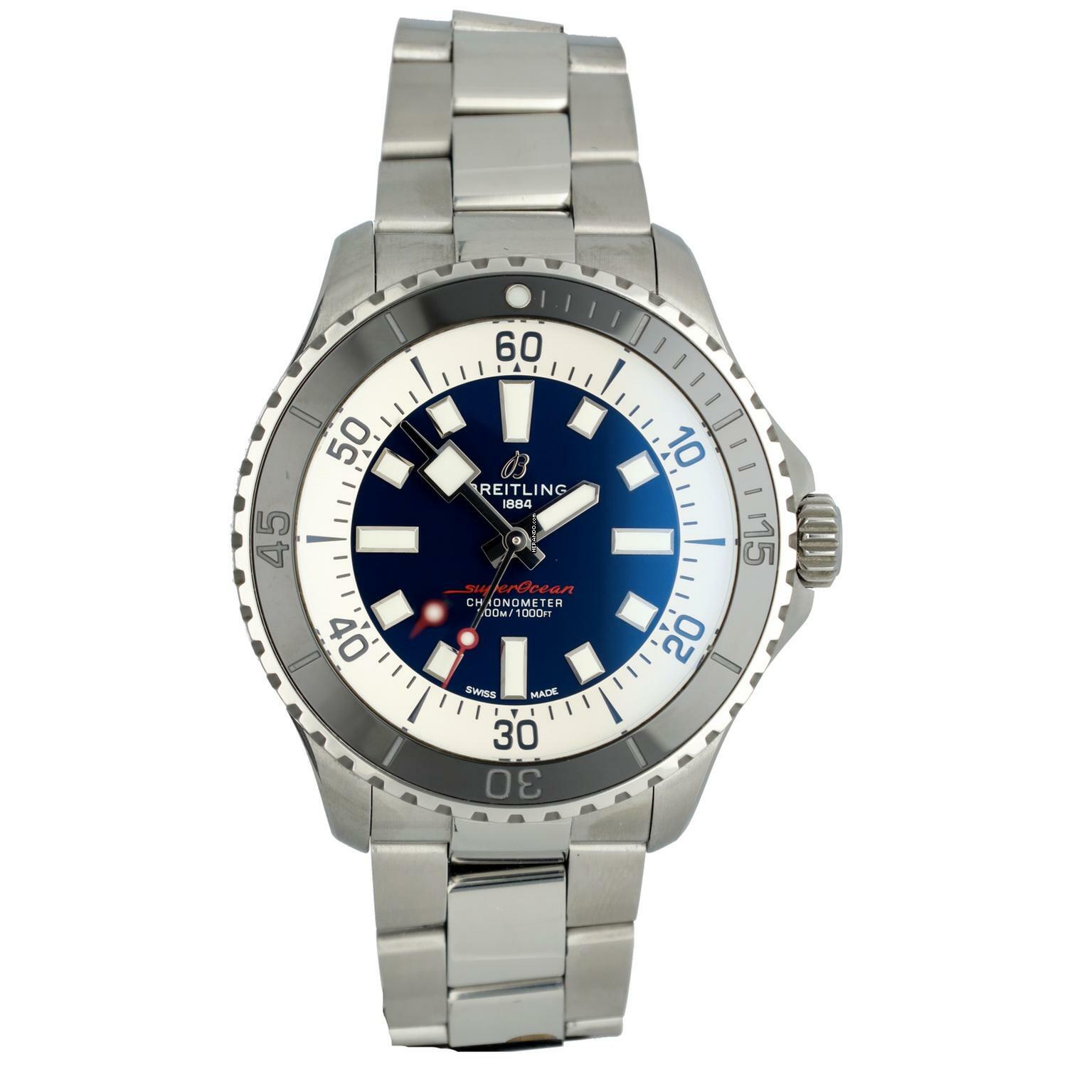 Thumbnail von Breitling Superocean 44 Automatic 44 Full Set Extra Rubber Strap