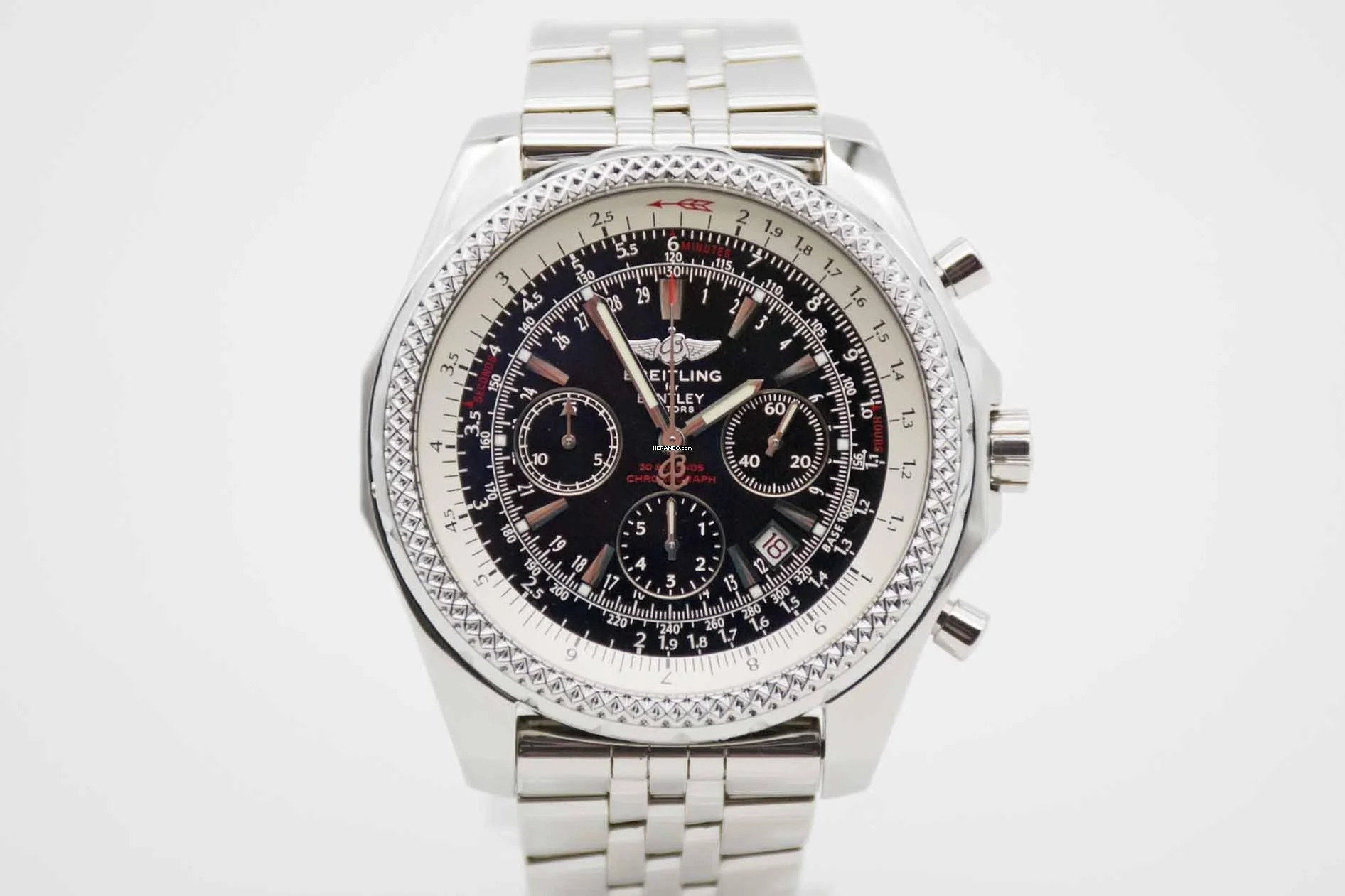 Breitling Bentley Motors A25362 mit neuem Service Box & Papieren