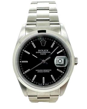  Rolex Oyster Perpetual Date 34 mm Jahr 1998 Referenz 15200 
