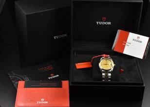 Thumbnail von Tudor Prince Date 74033 NOS / UNGETRAGEN Stahl Gold Automatik 2016 Full Set