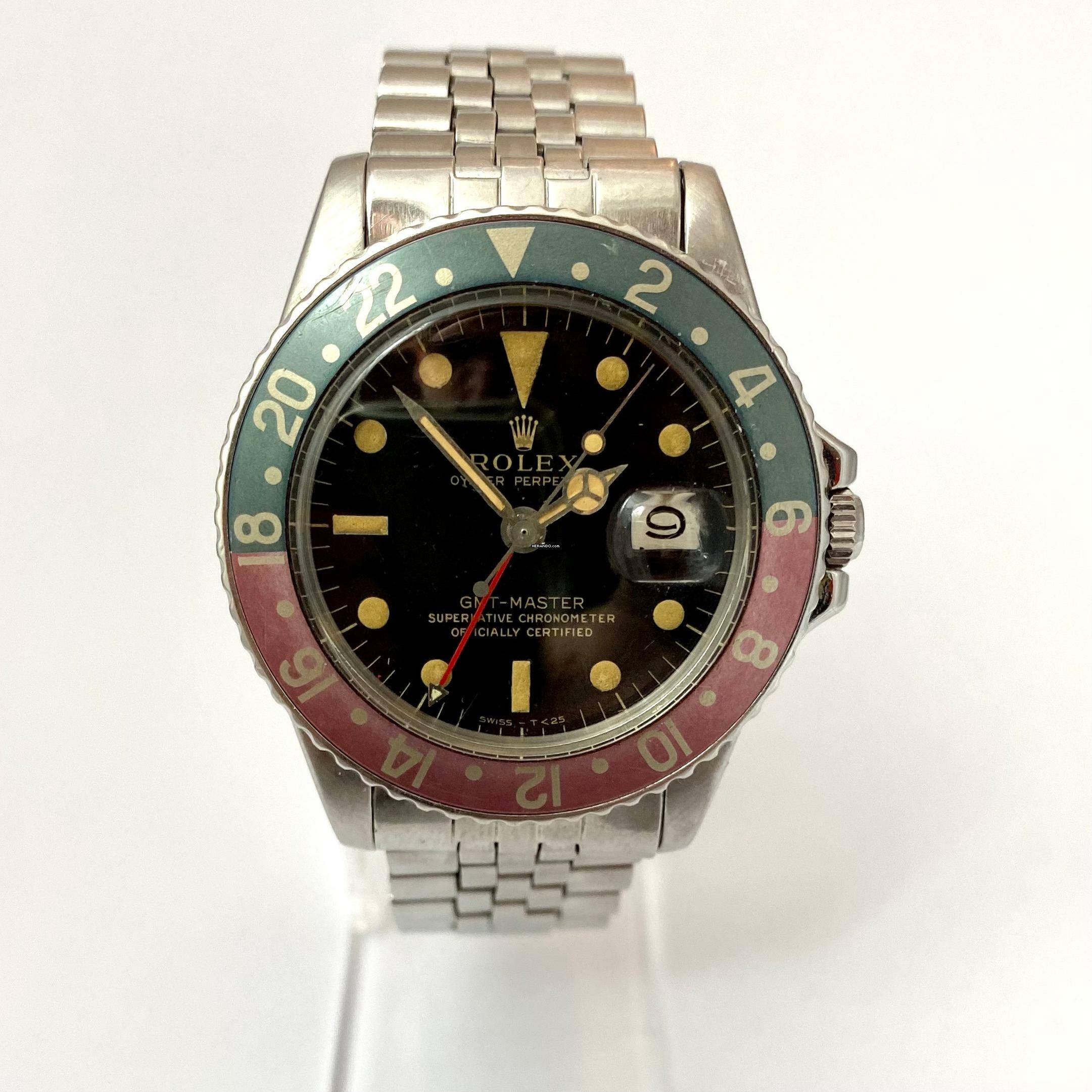 Rolex GMT-Master 1675 Edelstahl ca. 1966