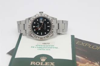 Thumbnail von Rolex Explorer II 16570 Full Set 2002