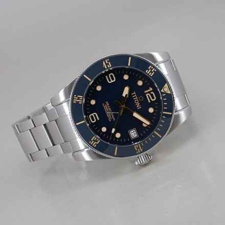  Titoni Seascoper 600 Retro Chronometer Automatik Ø 42 mm Full Set Top Zustand 