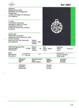 Thumbnail von IWC Pocket Watch Ultra Rare Miniature Pocket Watch 18K Ref. 5607 from 1988 Skeletonized and Hand-engraved