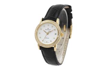 Thumbnail von Blancpain Villeret Automatic Ladies 18K Gold from 1993 Diamond Bezel