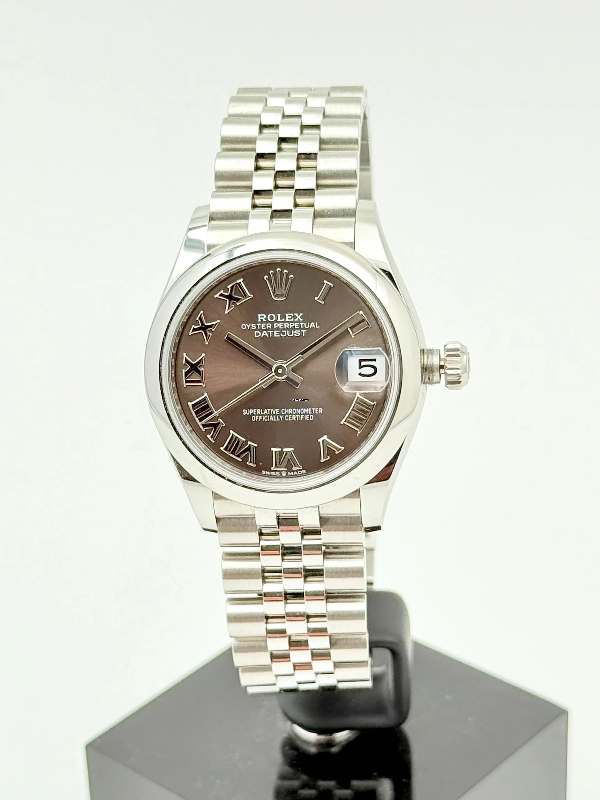 Rolex Datejust 31 Choco Dial top conditions Full Set 2023 Austria