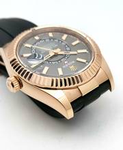 Thumbnail von Rolex Sky-Dweller 18 Kt. Rose gold like new 99,9% rhodium grey dial Full Set 2023